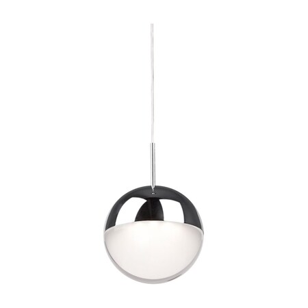 Kuzco Lighting Single Led Pendant Stunning Sphere Shaped Design With Chrome Canopy 402801CH-LED